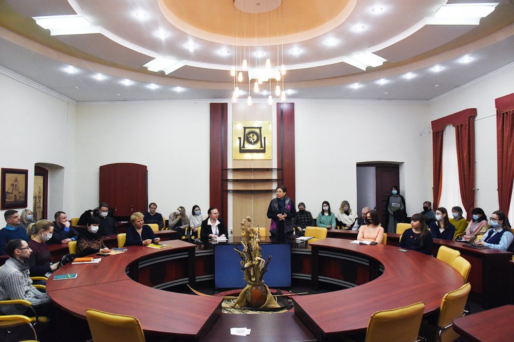 The accounting conference on the results of the research work of Polotsk National Historical and Cultural Museum-Reserve staff in 2021